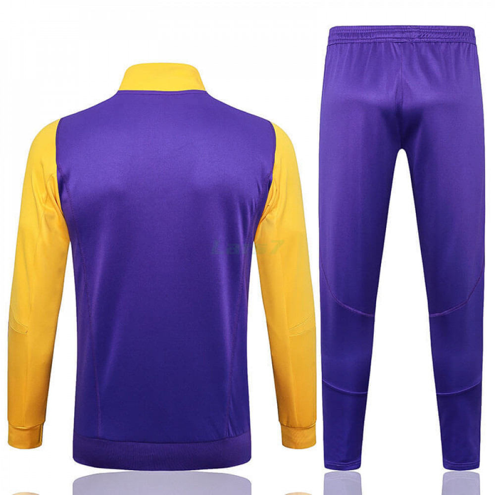 Chandal Real Madrid 2024 2025 Morado Amarillo LARS7