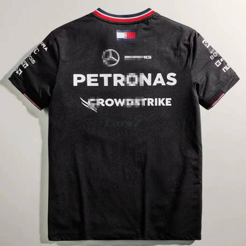 Camiseta Mercedes Amg Petronas F Negro Lars