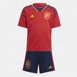 Camiseta España Primera Equipación 2022 Niño Kit Mundial 