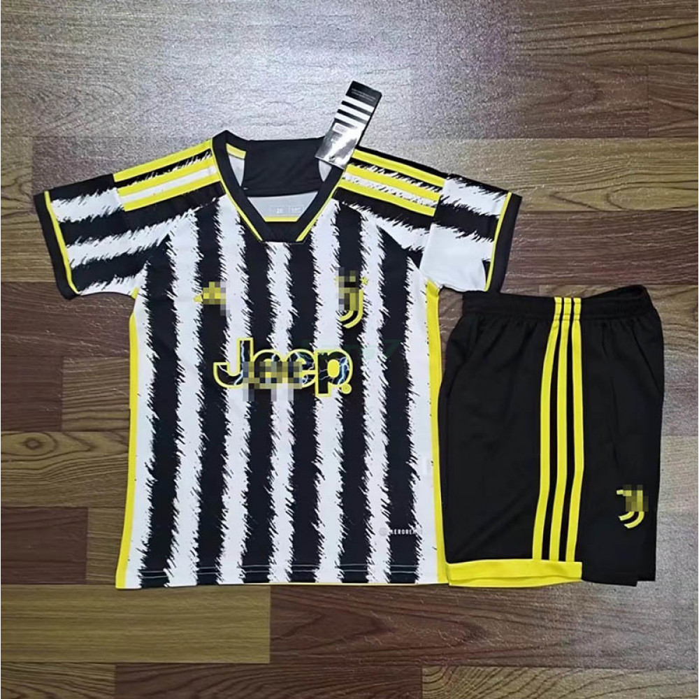 Camiseta Juventus Primera Equipación 2023 2024 Niño Kit Lars7