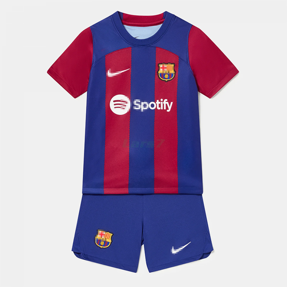 Camiseta Barcelona Tercera Equipación 2022/2023 Niño Kit -  Camisetasdefutbolshop