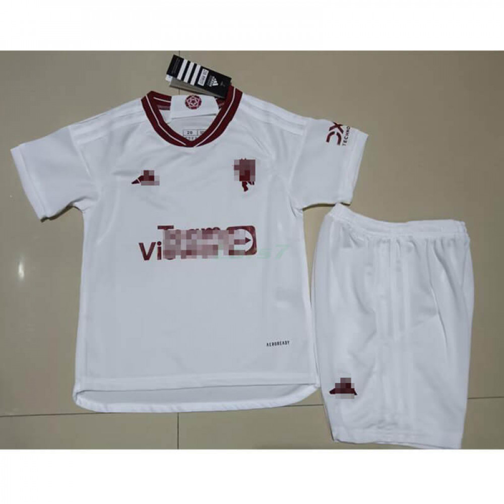 Camiseta adidas 3a United niño 2023 2024 blanca