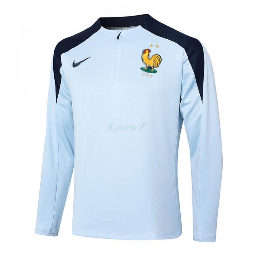 Sudadera de Entrenamiento Francia 2024 Azul Claro