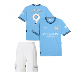 Camiseta Haaland 9 Manchester City 2024/2025 1ª Equipación Niño Kit