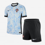 Camiseta Portugal 2ª Equipación 2024 Niño Kit