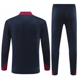 Sudadera de Entrenamiento Inglaterra 2024 Kit Azul Marino/Rojo