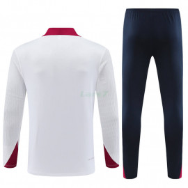 Sudadera de Entrenamiento Inglaterra 2024 Kit Blanco/Rojo