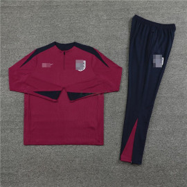 Sudadera de Entrenamiento Inglaterra 2024 Rojo/Negro