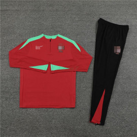 Sudadera de Entrenamiento Portugal 2024 Rojo/Verde