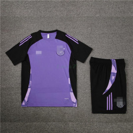 Camiseta de Entrenamiento Alemania 2024 Kit Morado/Negro