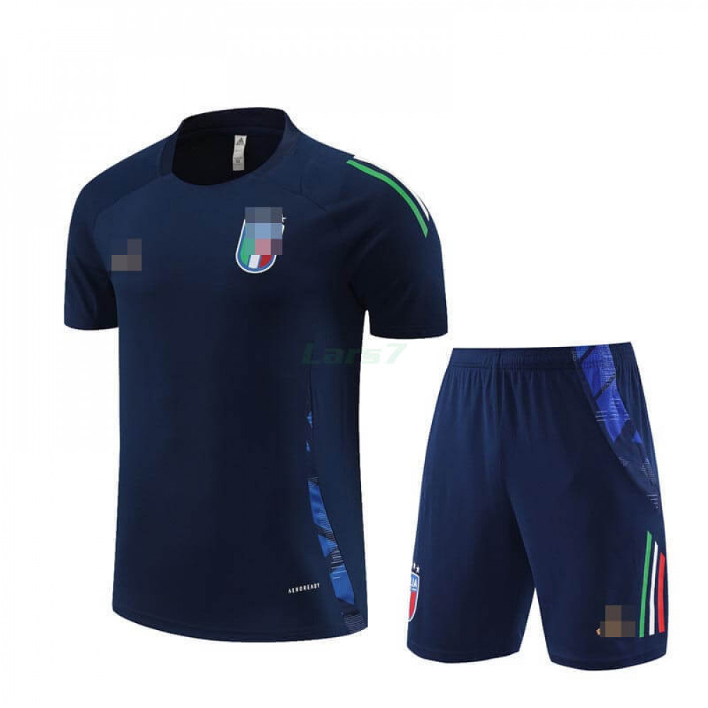 Camiseta de Entrenamiento Italia 2024 Kit Azul