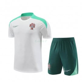 Camiseta de Entrenamiento Portugal 2024 Kit Blanco/Verde