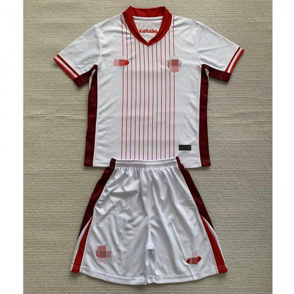 Camiseta Canadá 2ª Equipación 2024 Niño Kit