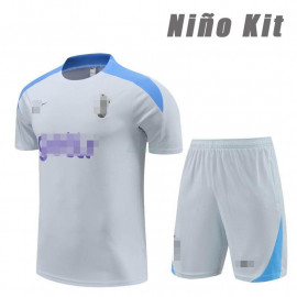 Camiseta de Entrenamiento Tottenham Hotspur 2024/2025 Niño Kit Gris Claro