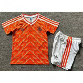 Camiseta Holanda 1ª Equipación Retro 1988 Niño Kit