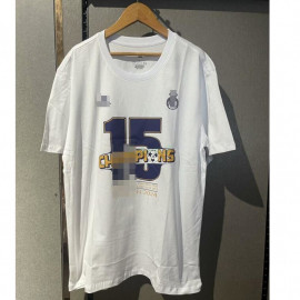 Camiseta Real Madrid 2023/2024 Campeones 15 Blanca