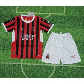 Camiseta AC Milan 1ª Equipación 2024/2025 Niño Kit