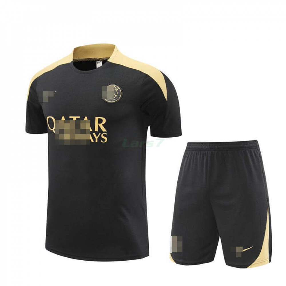 Camiseta de Entrenamiento PSG 2024/2025 Kit Negro/Dorado