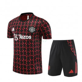 Camiseta de Entrenamiento Manchester United 2024/2025 Kit Negro/Rojo