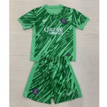 Camiseta De Portero PSG 2024/2025 Niño Kit Verde