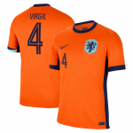 Camiseta VIRGIL 4 Holanda 1ª Equipación 2024