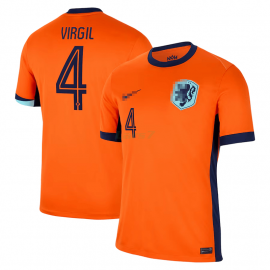 Camiseta VIRGIL 4 Holanda 1ª Equipación 2024