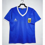 Camiseta Argentina 2ª Equipación Retro 1986 Cuartos de Final