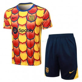 Camiseta de Entrenamiento Barcelona 2024/2025 Kit Amarillo/Rojo