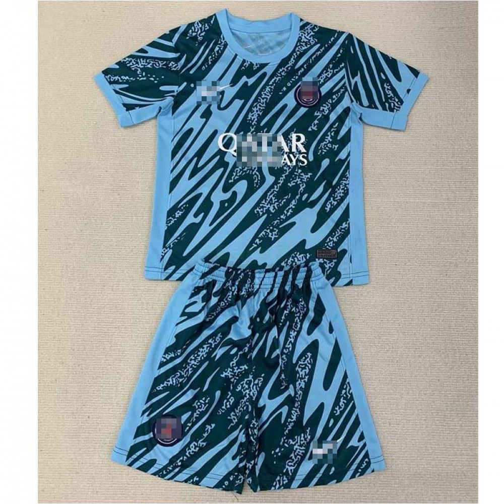 Camiseta De Portero PSG 2024/2025 Niño Kit Azul