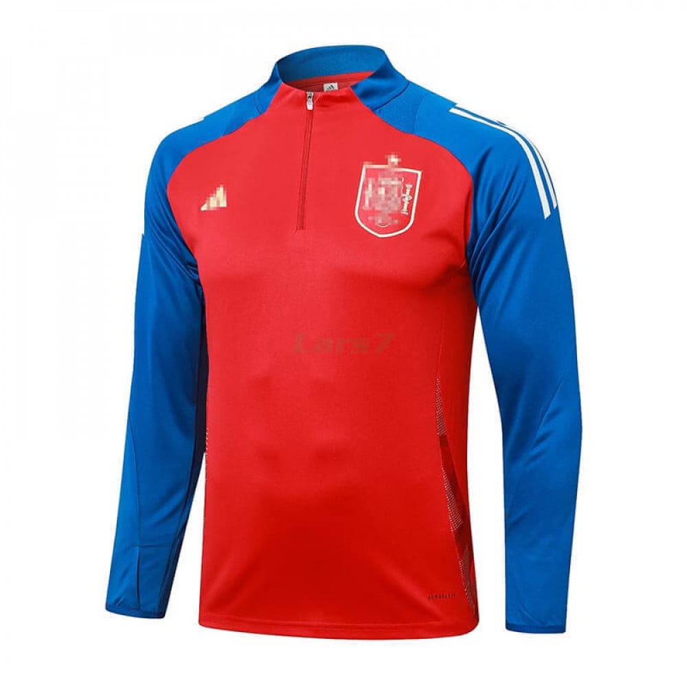 Sudadera de Entrenamiento España 2024 Rojo/Azul