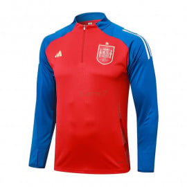 Sudadera de Entrenamiento España 2024 Rojo/Azul