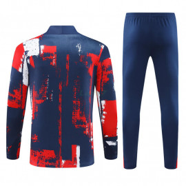 Sudadera de Entrenamiento PSG 2024/2025 Azul/Rojo