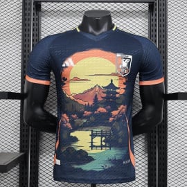 Camiseta Japón 2024 Azul Marino/Naranja (EDICIÓN JUGADOR)