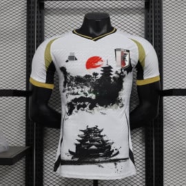 Camiseta Japón 2024 Blanco/Negro/Dorado (EDICIÓN JUGADOR)