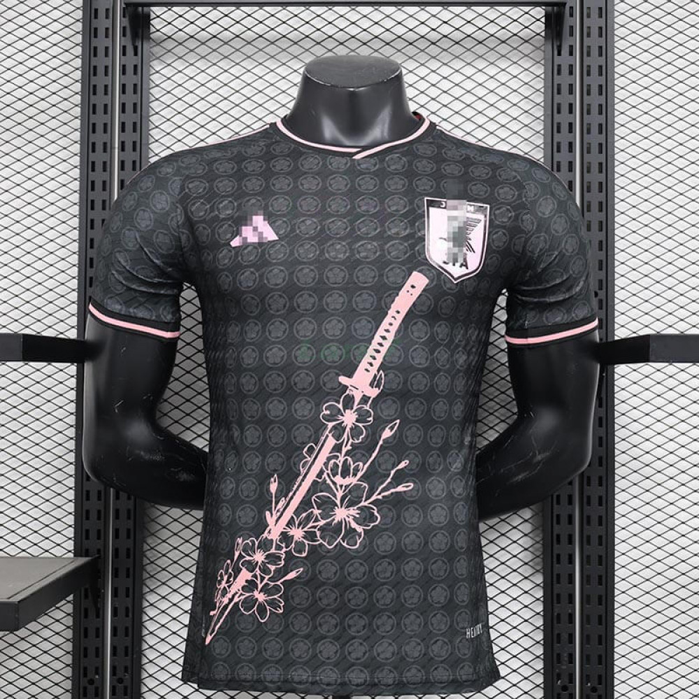 Camiseta Japón 2024 Katana Negro/Rosa (EDICIÓN JUGADOR)