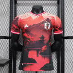 Camiseta Japón 2024 Rojo/Negro (EDICIÓN JUGADOR)