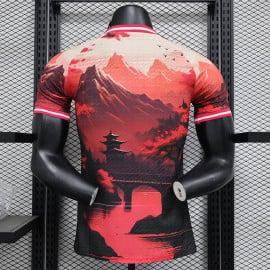 Camiseta Japón 2024 Rojo/Negro (EDICIÓN JUGADOR)