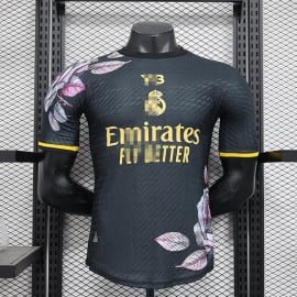 Camiseta Real Madrid 2024/2025 Negro/Amarillo(EDICIÓN JUGADOR)