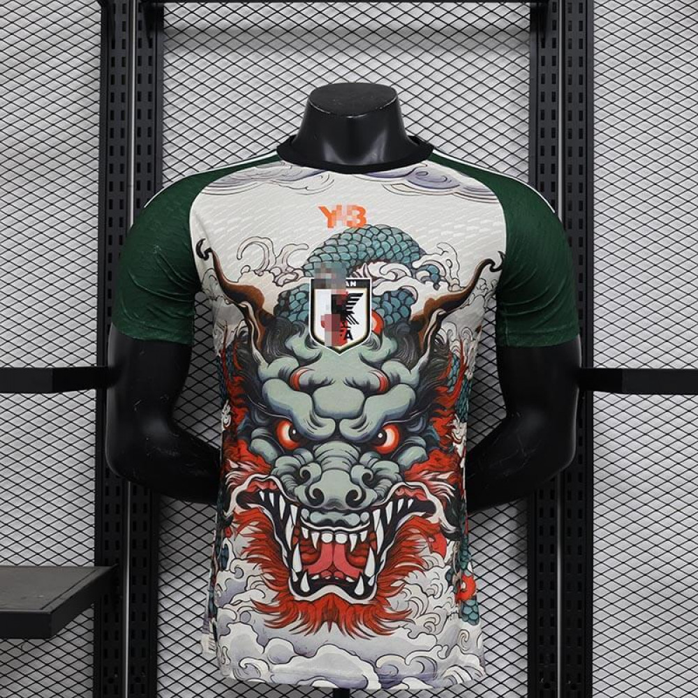 Camiseta Japón 2024 Blanco/Verde (EDICIÓN JUGADOR)