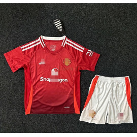 Camiseta Manchester United 1ª Equipación 2024/2025 Niño Kit