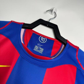 Camiseta Barcelona 1ª Equipación Retro 2004/05