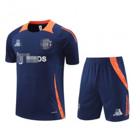 Camiseta de Entrenamiento Manchester United 2024/2025 Kit Azul Oscuro/Naranja