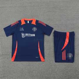 Camiseta de Entrenamiento Manchester United 2024/2025 Kit Azul Oscuro/Naranja