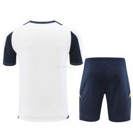 Camiseta de Entrenamiento Real Madrid 2024/2025 Kit Blanco/Naranja/Azul Marino