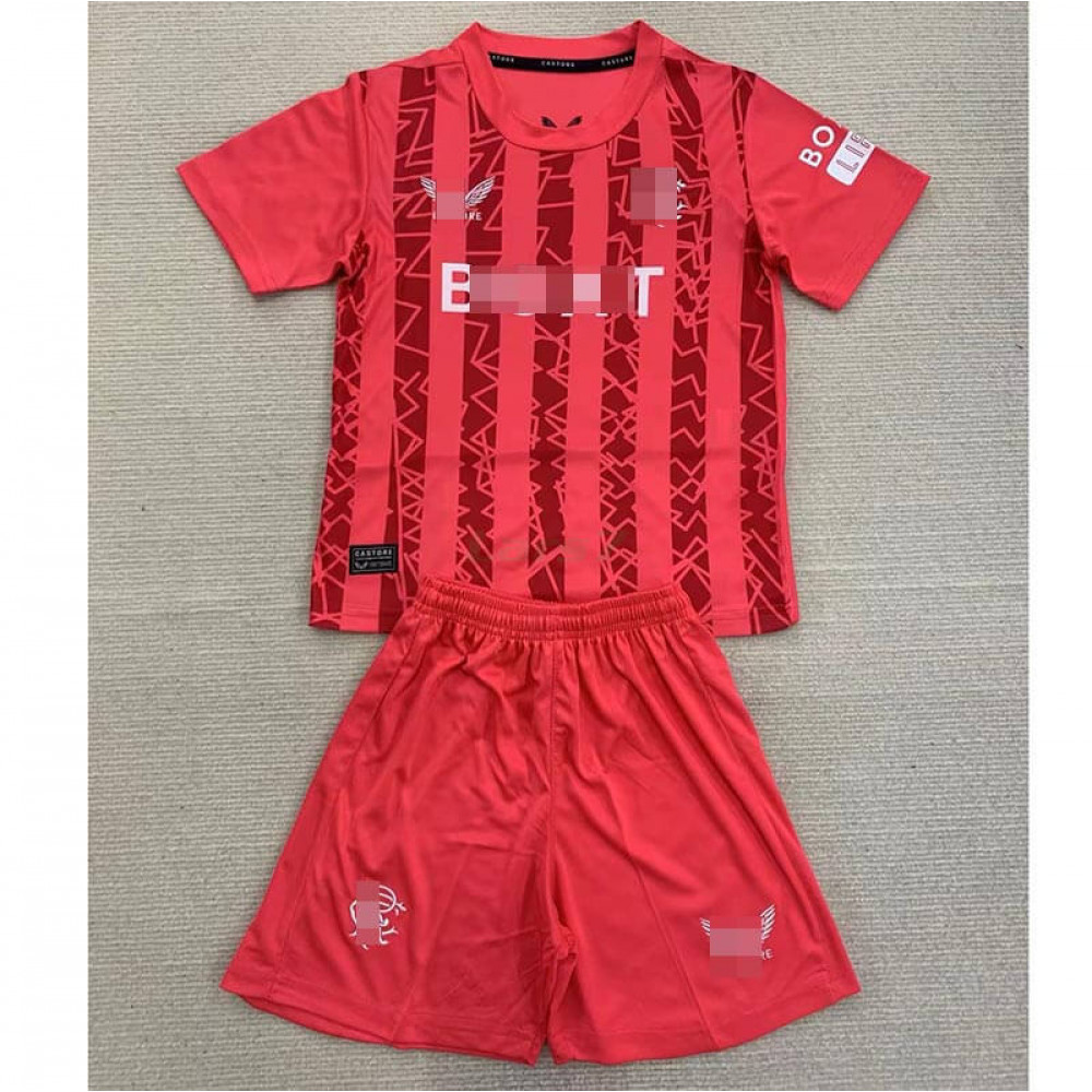 Camiseta De Portero Rangers FC 2024/2025 Niño Kit Rojo