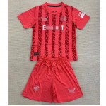 Camiseta De Portero Rangers FC 2024/2025 Niño Kit Rojo