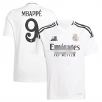 Camiseta Mbappé 9 Real Madrid 1ª Equipación 2024/2025