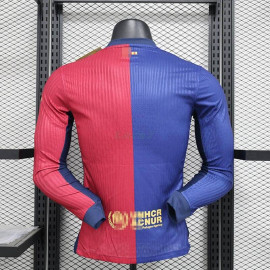 Camiseta Barcelona 1ª Equipación 2024/2025 ML (EDICIÓN JUGADOR)