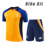 Camiseta de Entrenamiento Juventus 2024/2025 Niño Kit Color Ámbar