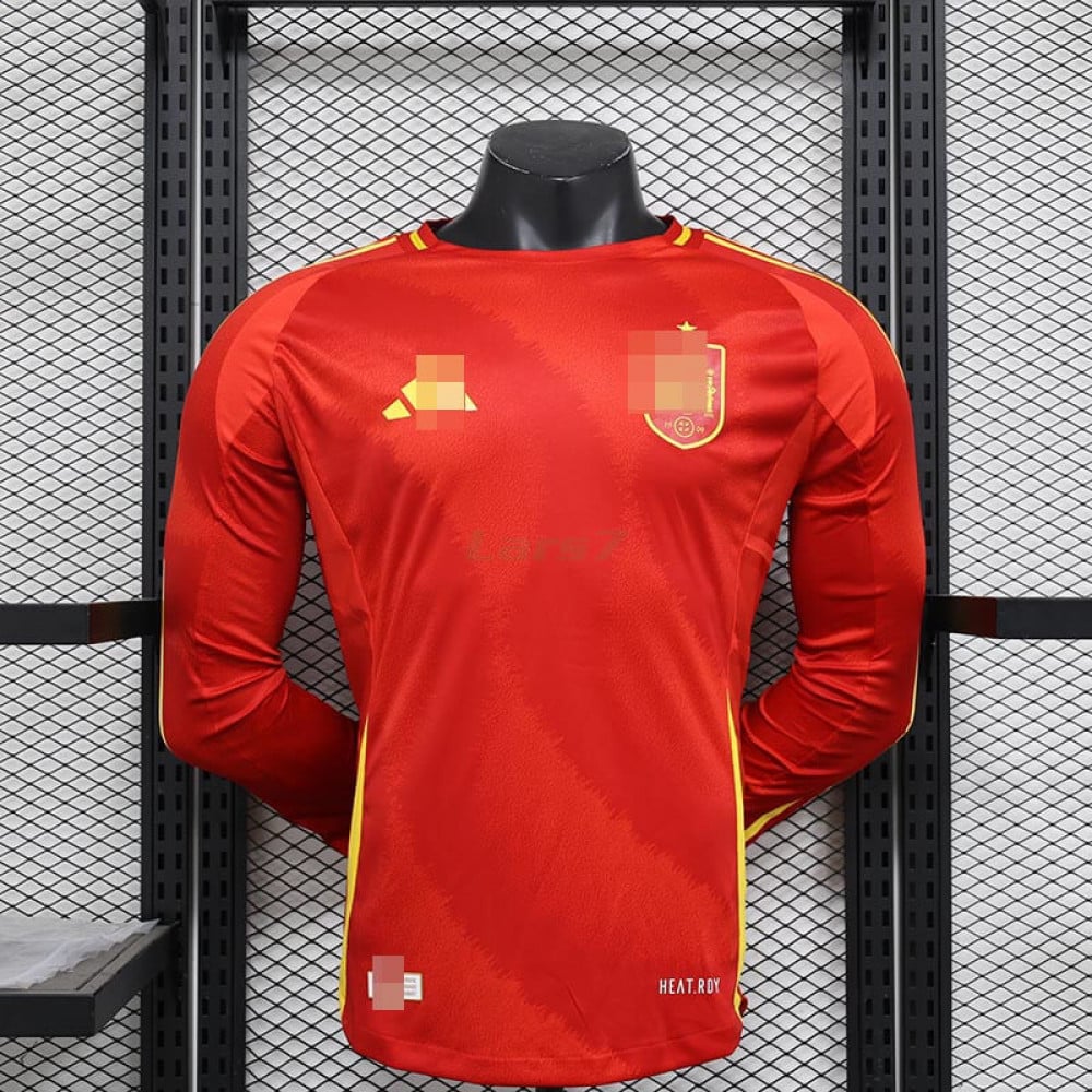 Camiseta España 1ª Equipación 2024 ML (EDICIÓN JUGADOR)